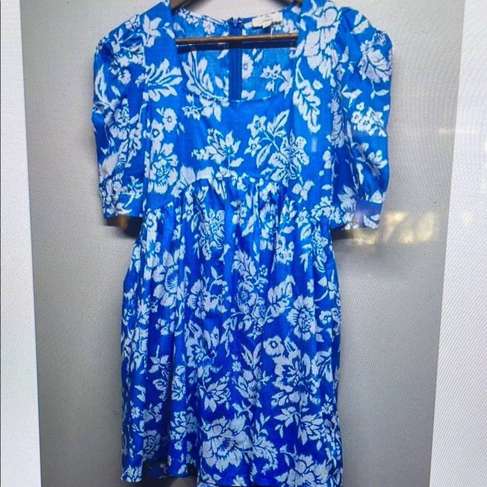 Blue Floral Dress